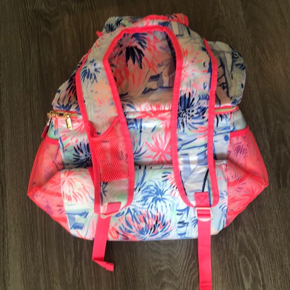 SOLD❌NWT Lilly Pulitzer Cooler Backpack Shinin Sea - Picture 8 of 10